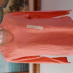 Sonoma Salmon Rose Sweater